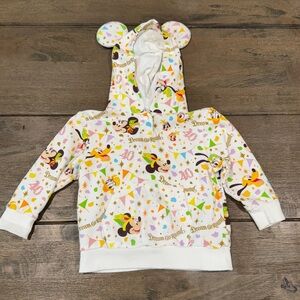 40th Anniversary of Tokyo Disney Resort Dream Go
Round Kids Sweatshirt 90‎ US 2T